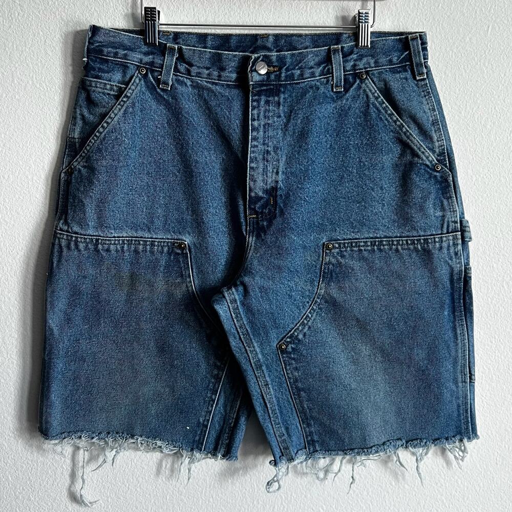 Carhartt denim double knee work wear carpenter shorts